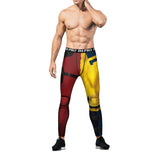 Wolverine Deadpool Men's Surf Compression Pants Tights Running Training Sport Fitness