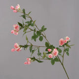 Mini Rose Artificial Long Branch Faux Flower Silk Roses