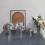 Retro Disco Mushroom Shape Mirror Ball Home Decorations