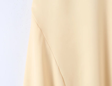 Laced Back Satin Sling Slip Dress Layering Piece
