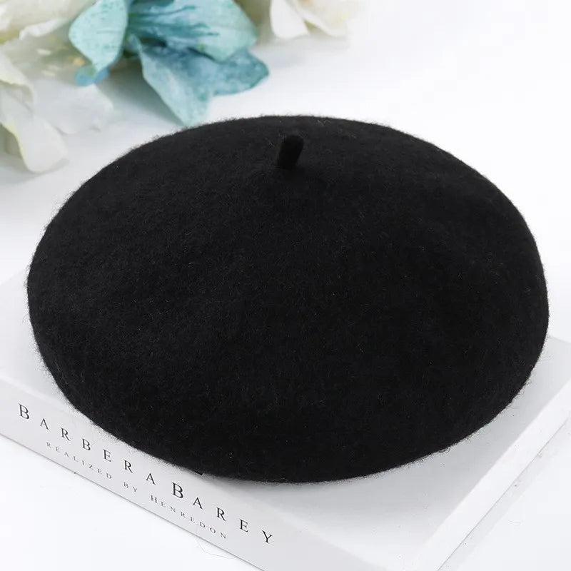 Wool Berets Autumn and Winter Soft Hats