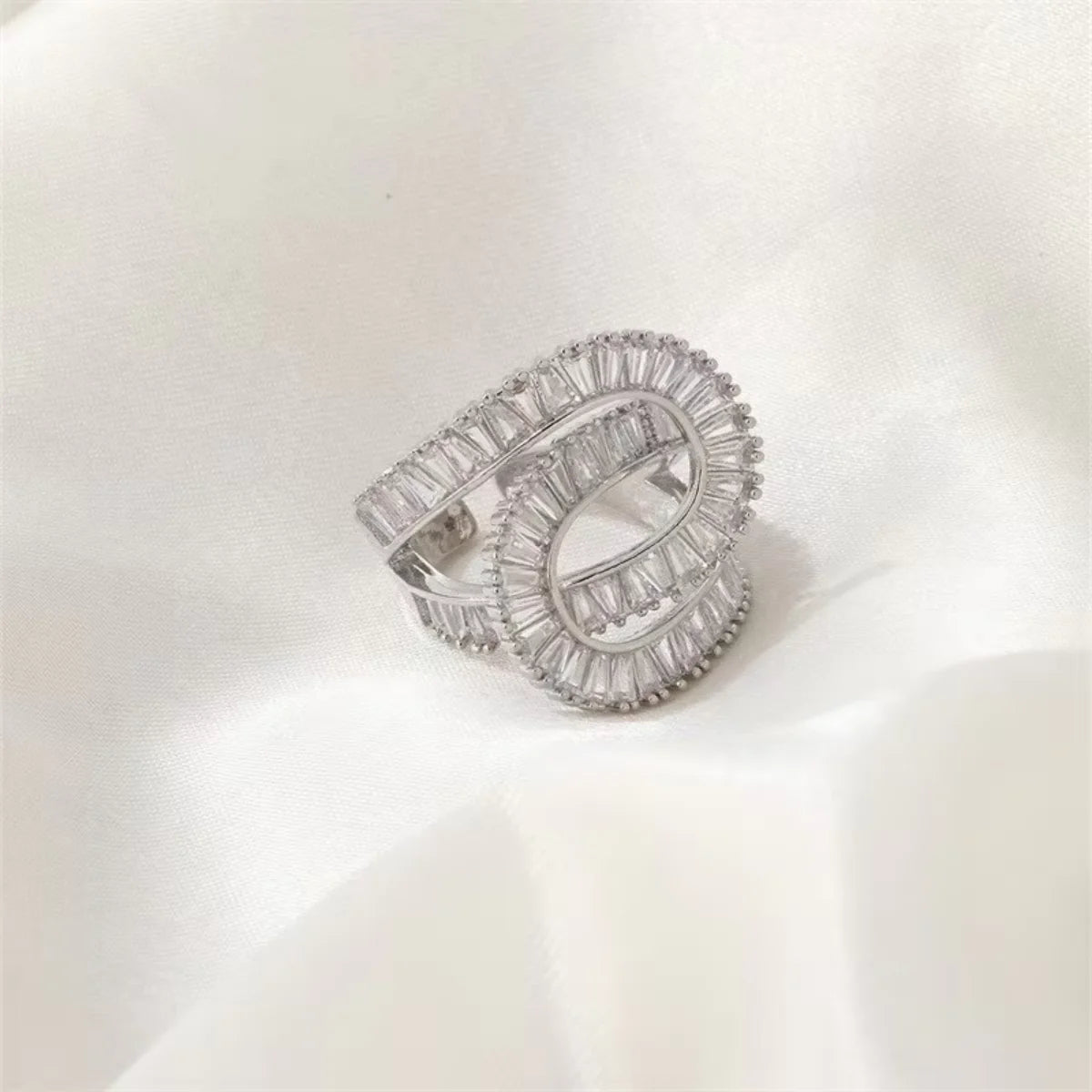 Zircon Nail Jewellery Wearable Art Finger Tip Rings