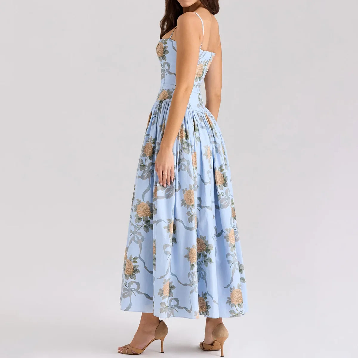 Olivietta's Floral Print Midi Sundress