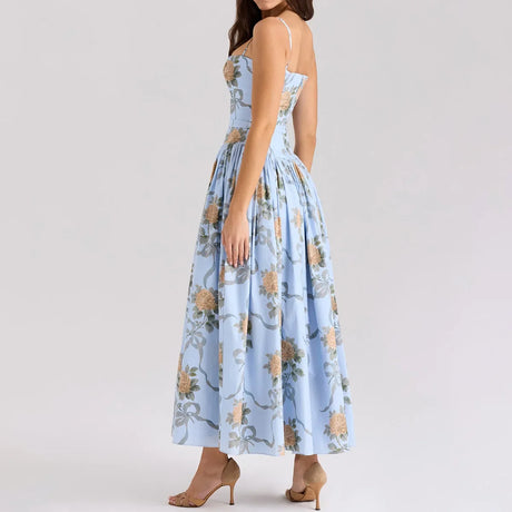 Olivietta's Floral Print Midi Sundress