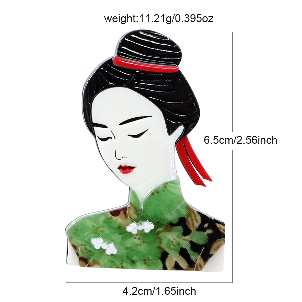 Liena Acrylic Brooch 3 Colours