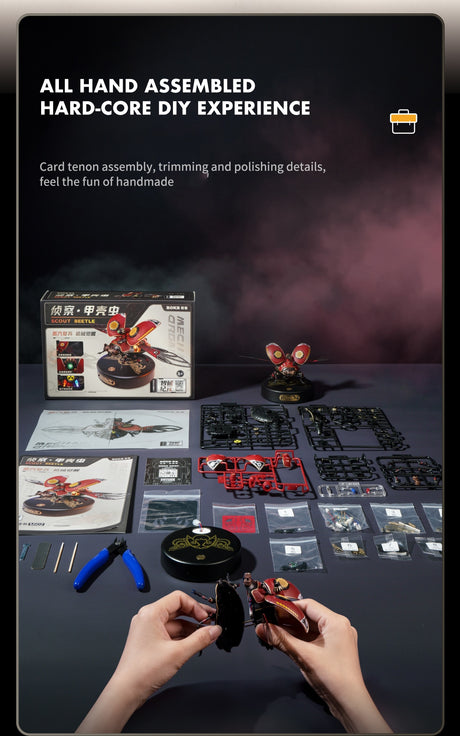 Biopunk Scout Beetle DIY 3D Model Kit
