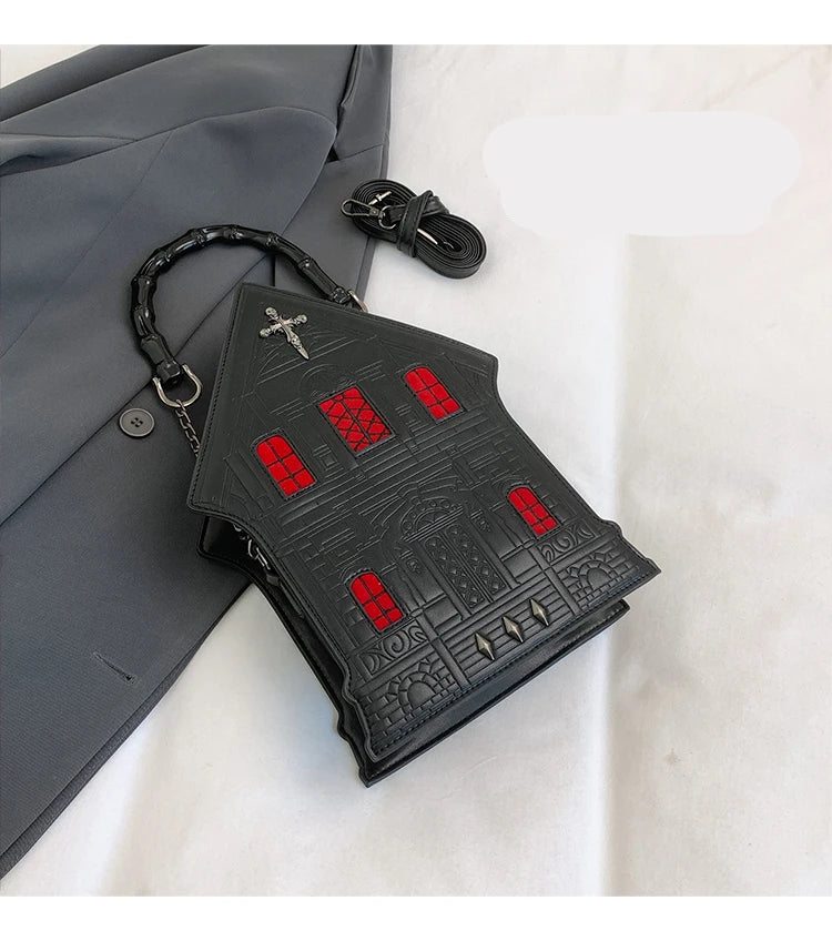Haunted House Crossbody Bag