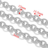 1meter PVD Gold Plated Stainless Steel Thick Large Heavy Chains Necklace Bracelet DIY Jewellery Making Finding