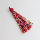 11cm Hand Twisted Cotton Thread Tibetan Style Tassel DIY Bookmark Crafts Jewellery Making Accessories Pendant DIY Car Decoration