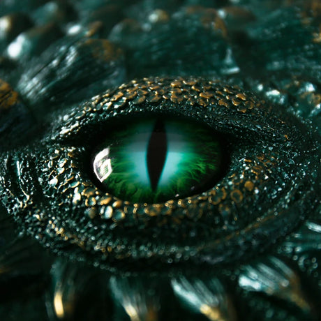 Green Dragon A4 Binder Loose-Leaf Notebook Embossed Hard Resin Sculpted 3D Book