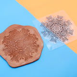 9cm Mandala Pottery Polymer Clay Texture Sheets Embossing Stamp