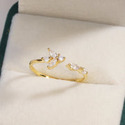Sweet and Dainty Colourful Zircon Rings Gift Idea