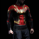Spiderman Rash Guards Compression Shirts Men Workout Long Sleeve Tops Fitness Sportswear