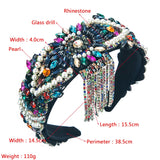 Palace Wear Pearl Tassel Headband
