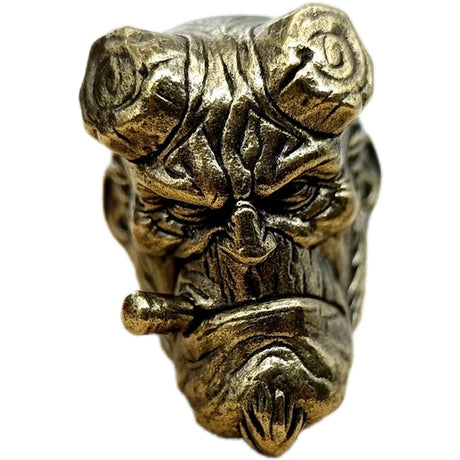 Hell Boy Brass Paracord Beads Lanyard Dreadlock Beard Bead
