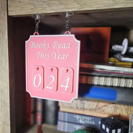 Hanging Bookshelf Counter Library Decor Reading Record