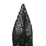 Sssseriously Ssssasssy Sssshort Boots Black Red Snake Ankle Boots