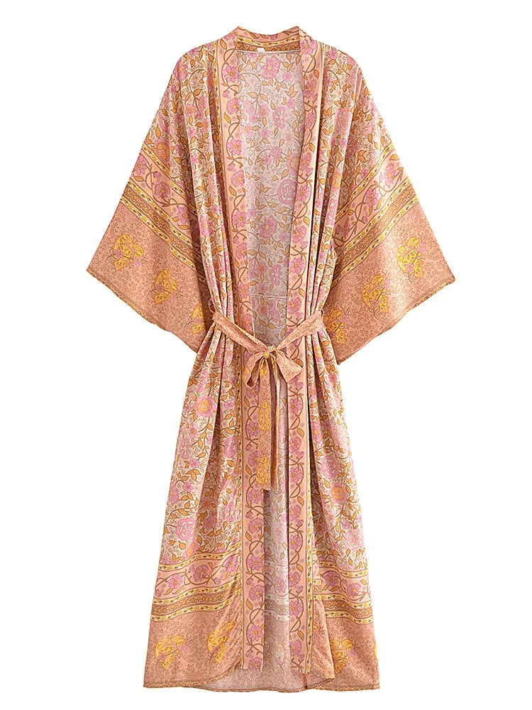 Penny Boho Long Kimono Duster
