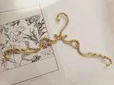 French Palace Style Solid Brass Clothes Hanger