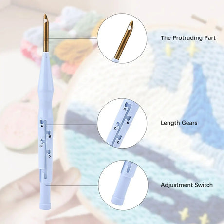 Animals DIY Punch Needle Embroidery Sets For Beginners DIY Craft Kits