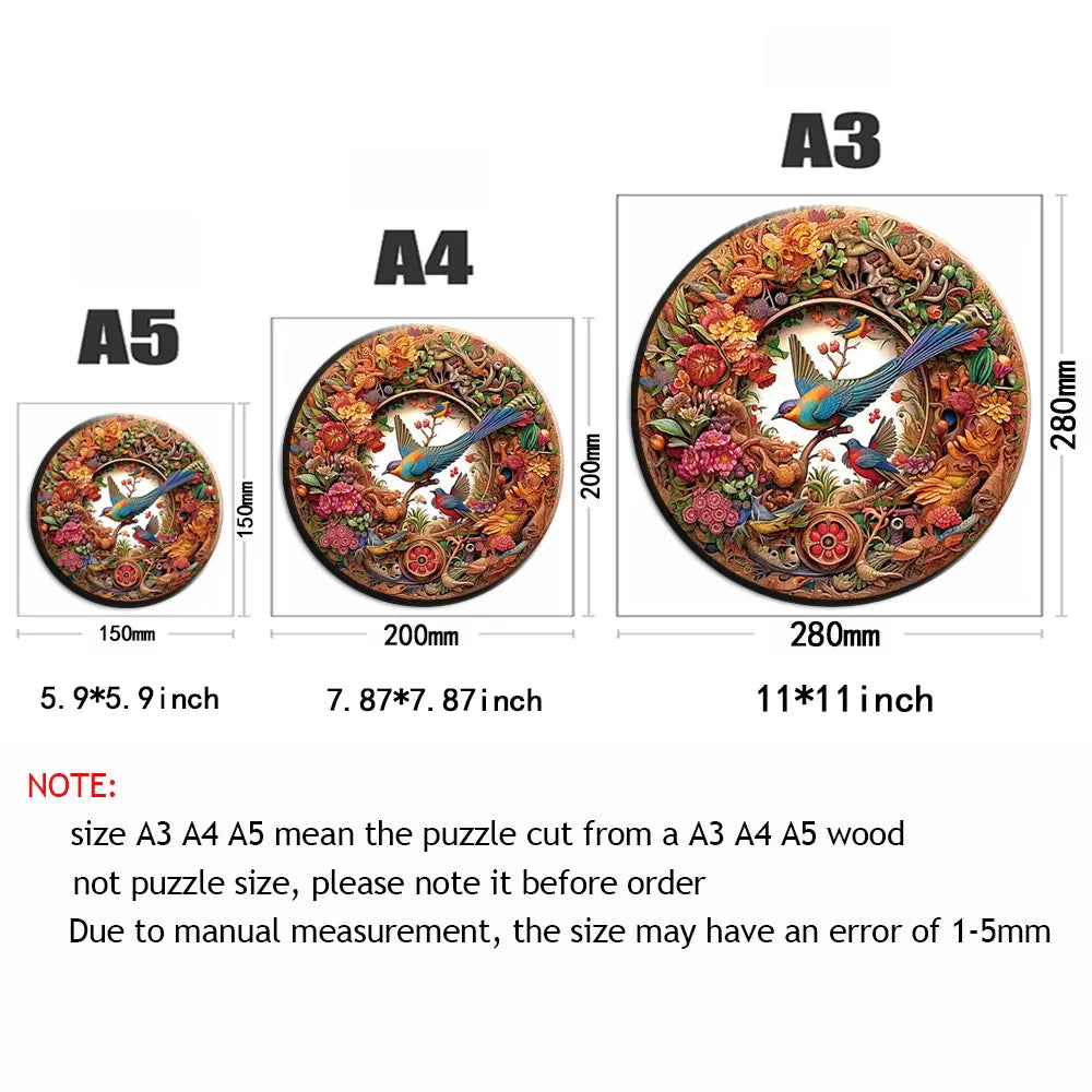 Hummingbird Wooden Jigsaw Puzzle