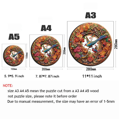 Hummingbird Wooden Jigsaw Puzzle
