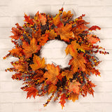 Halloween Wreath Door Decoration Autumn Fall Decor