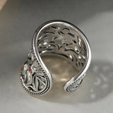 Eternal Garden S925 Sterling Silver Ring Tourmaline