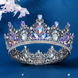 Royal Queen Gwendolina's Crystal Round Crowns