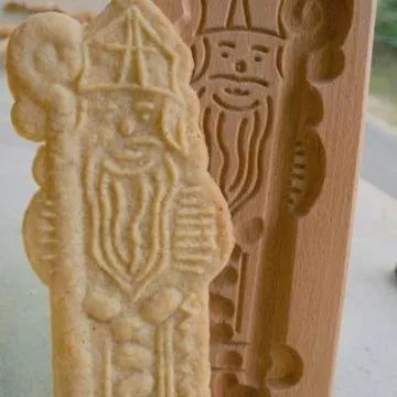 Norwegian Christmas Wooden Cookie Moulds Gingerbread Cookies Mould Press Bakery Baking Tools
