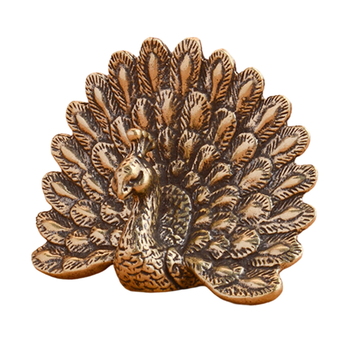 Brass Peacock Figurine