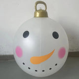 60cm Outdoor Christmas Inflatable Baubles PVC Giant Xmas Balls Decorations Toy Ball