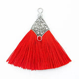 2/4/6Pcs Mini Craft Tassel Handmade Soft Silk Tassel for Earring Jewelry Making DIY Projects Keychain Bookmarks