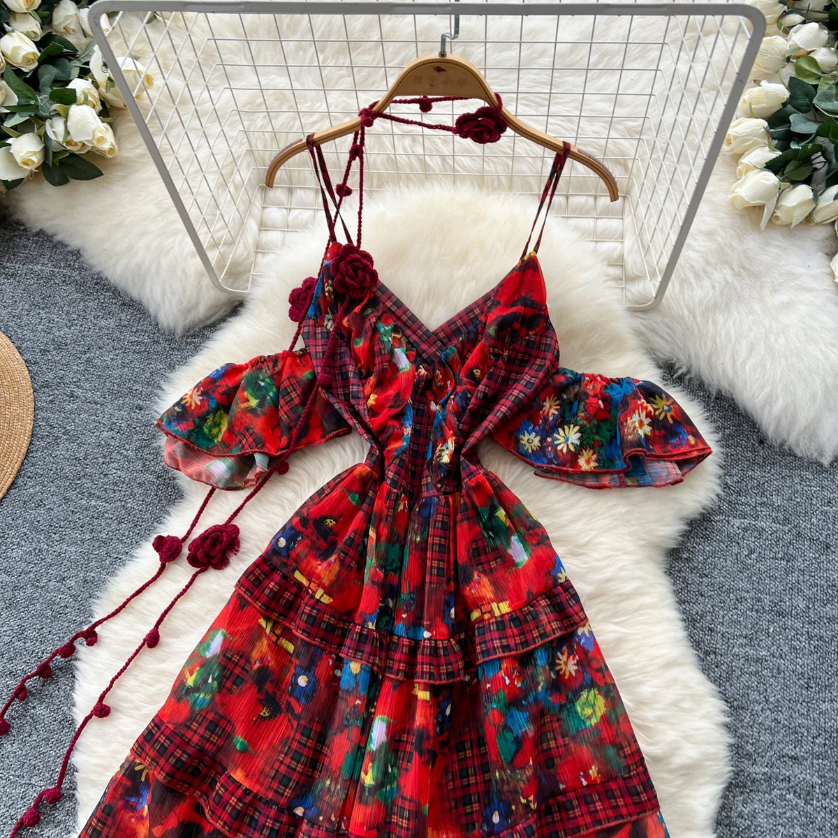 Fiesta Plaid Dress