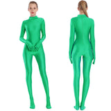 Cat Burglar Adult Spandex Full Body Zentai Footed Jumpsuit Unisex Bodysuit Unitard Halloween Costume