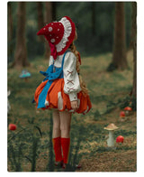 Handmade Little Red Mushroom Costume Set