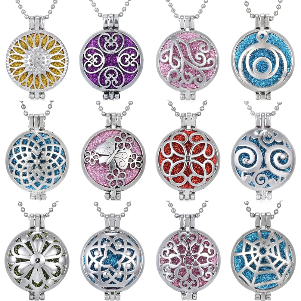 Aromatherapy Diffuser Necklaces Perfume Essential Oil Diffuser Lockets
