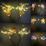 Christmas Antler Light Up Headbands