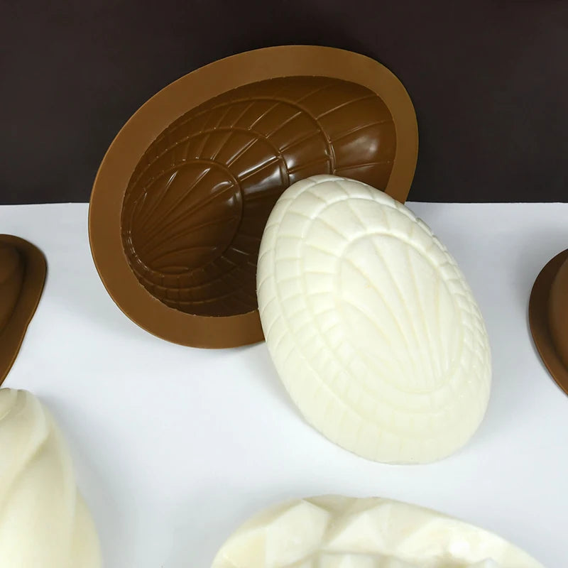 Easter Egg Silicone Mould Half Chocolate Egg DIY Baking Tool