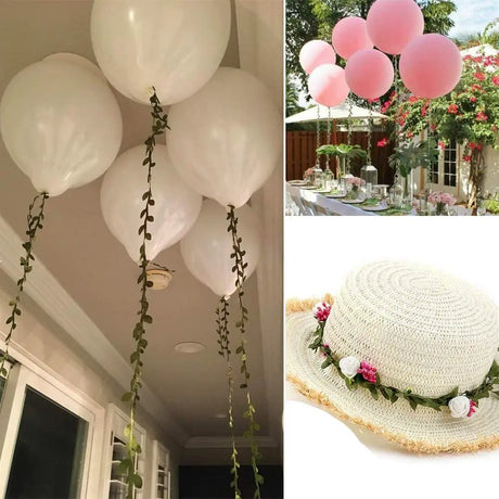 20M Leaf Ribbon Green Vine Garland Ribbon DIY Crafts Gift Wrapping
