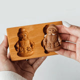 Norwegian Christmas Wooden Cookie Moulds Gingerbread Cookies Mould Press Bakery Baking Tools