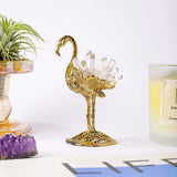 Natural Crystal Amethyst Citrine Flamingo Home Decor