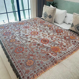 Boho Throw Blanket Outdoor Van Life Bedspread Beach Towel Yoga Mat