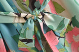 Vintage Boho Lux Crane Kimono Cover Up