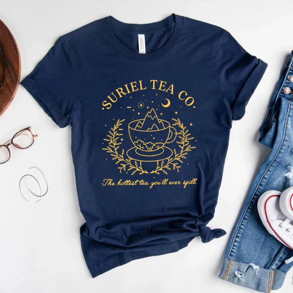 Suriel Tea Co T-Shirt Velaris A Court of Thorns and Roses Book Lover Tee