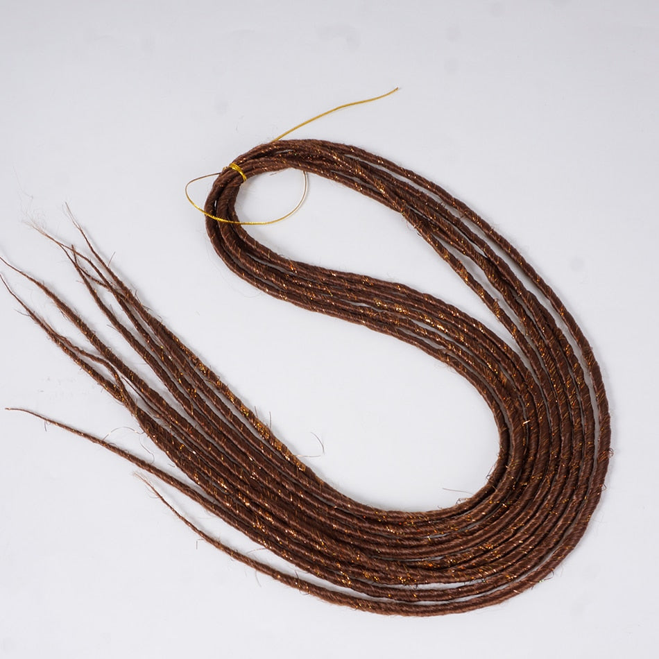 Double Dreadlocks Braids Synthetic Hair Extensions Twist 10 or 20 Strands