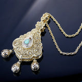 Morrocan Bell Pendant Necklace