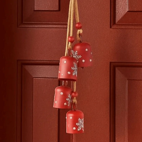 Christmas Bells String Iron Xmas Decoration