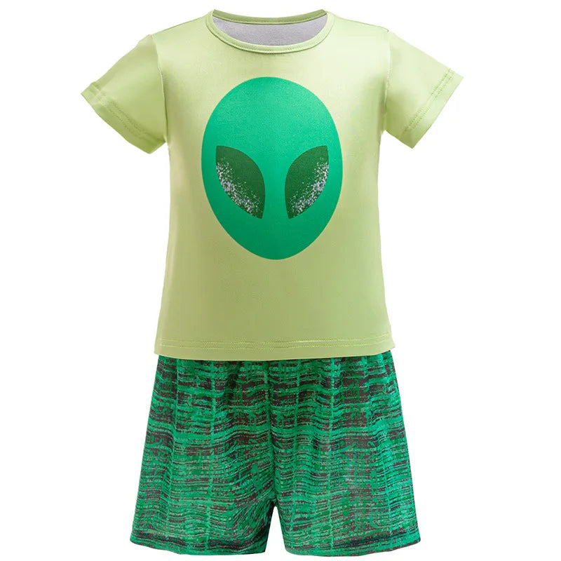 Boys Halloween Cosplay Alien Movie Elio Kids Costume