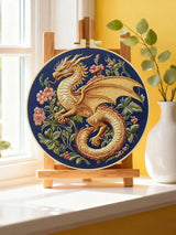 Golden Dragon DIY Embroidery Kit for Beginners